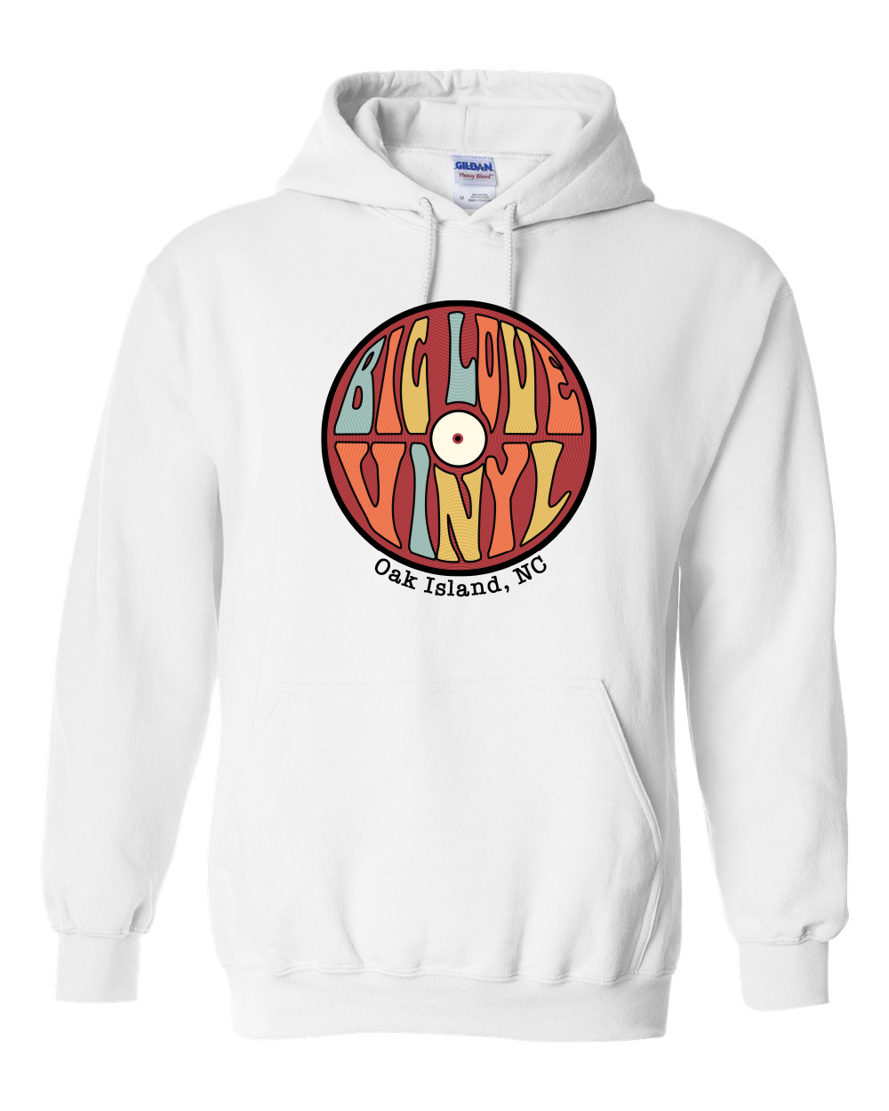 Big Love Vinyl Unisex Heavy Blend™ Hooded Sweatshirt - 18500