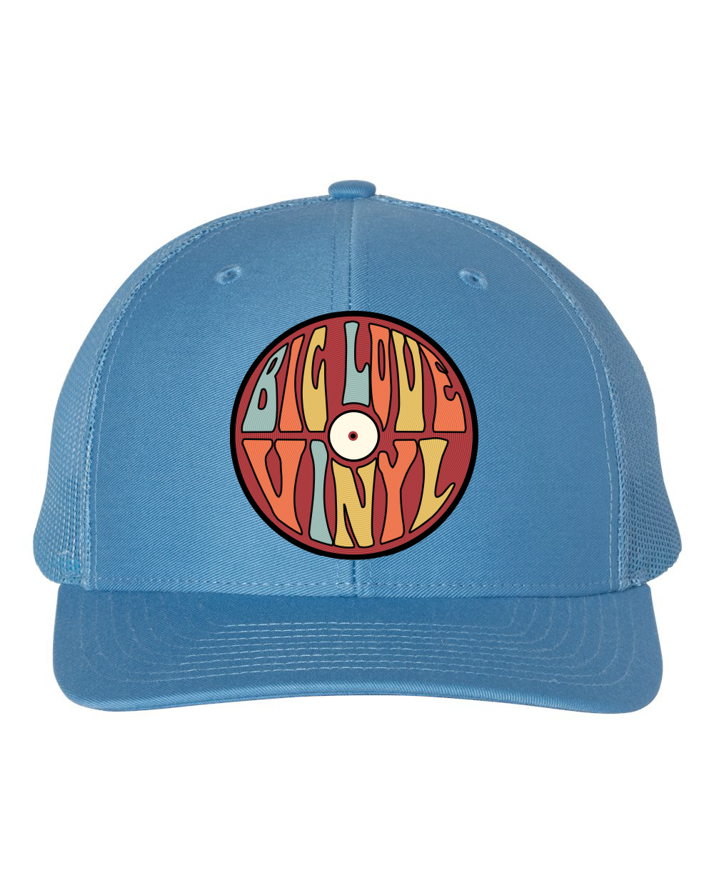 Big Love Vinyl Richardson Snapback Trucker Cap with Color Logo - 112