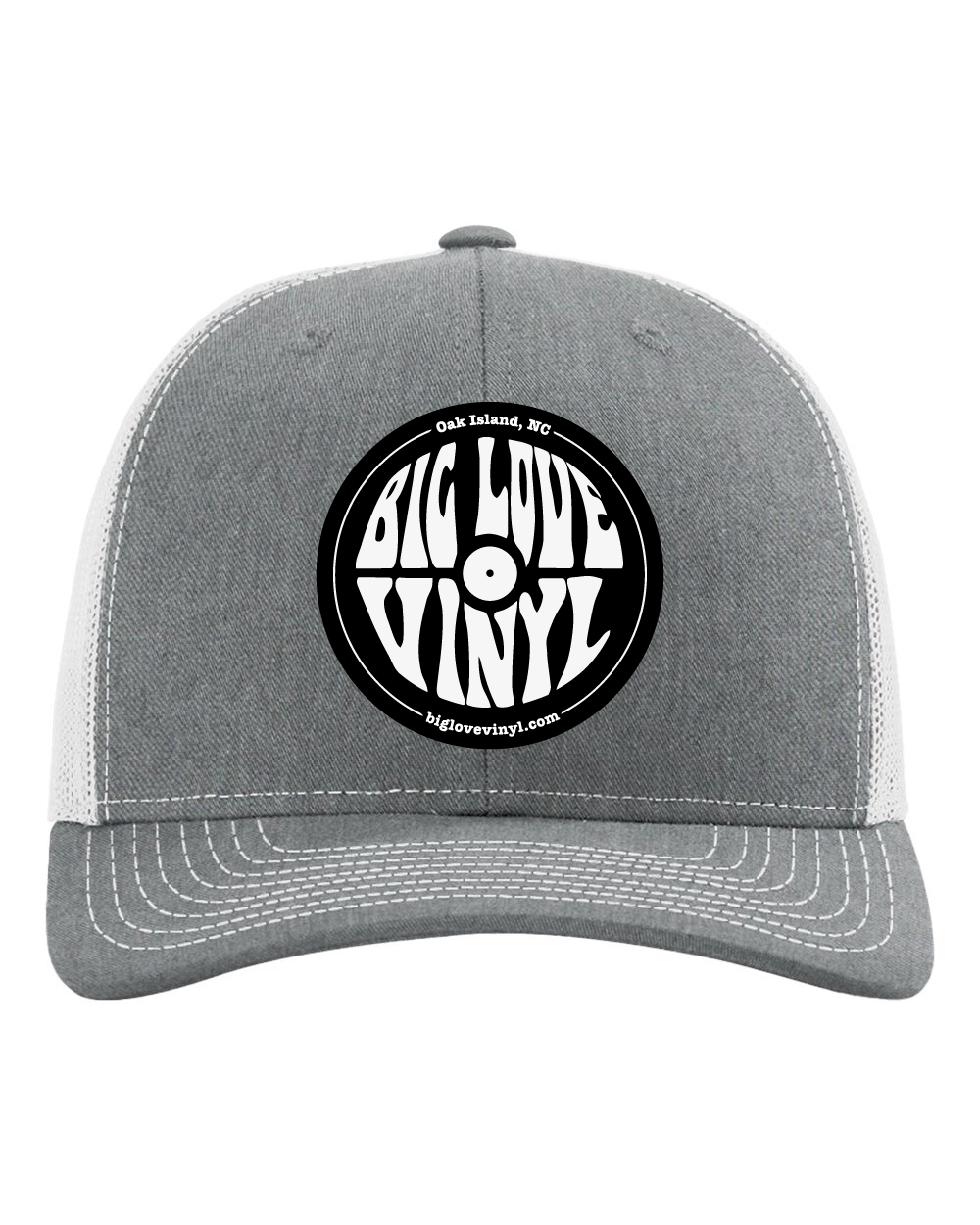 Big Love Vinyl Richardson Snapback Trucker Cap with B&W Logo - 112