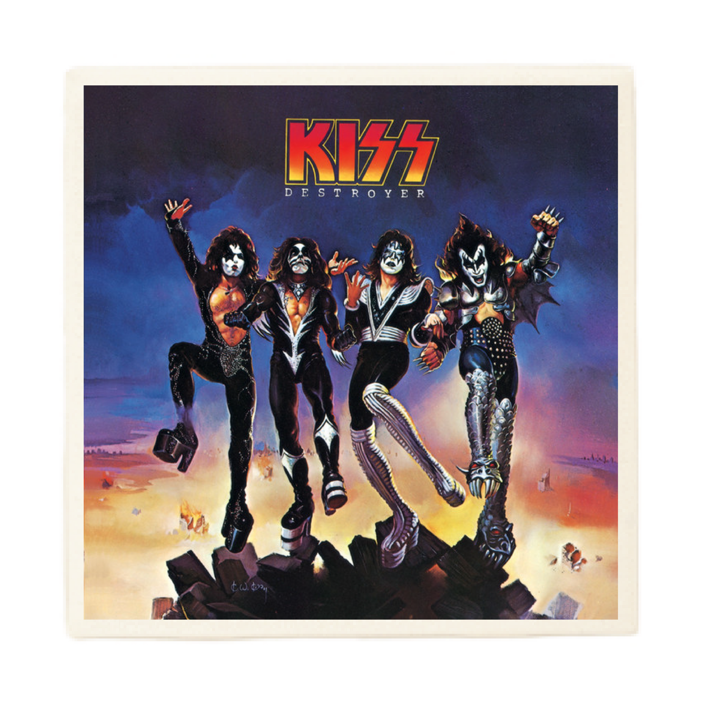 Kiss | Destroyer | Ceramic Album Cover Coaster