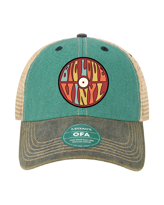 Big Love Vinyl Legacy Old Favorite Trucker Cap with Color Logo - OFA