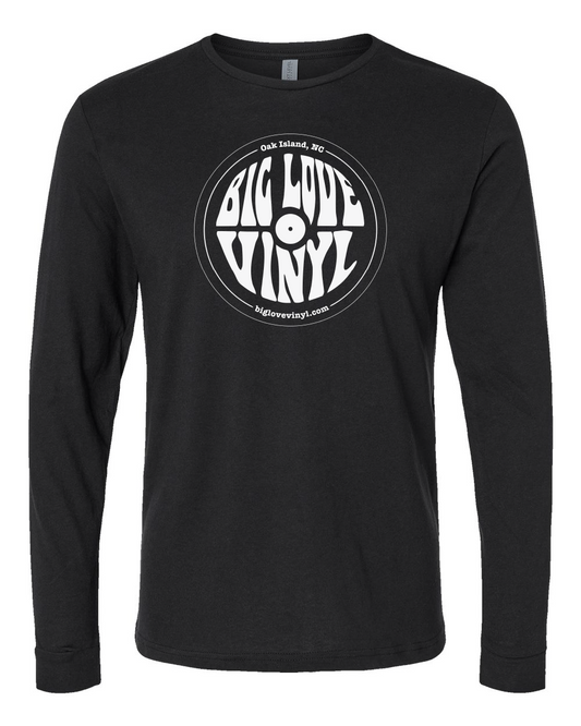 Big Love Vinyl Unisex Long Sleeve T-Shirt with B&W Logo - 6211