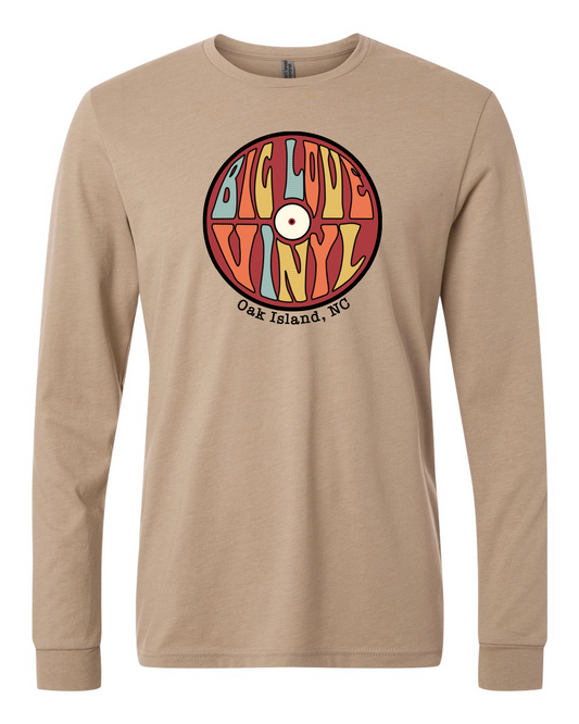 Big Love Vinyl Unisex Long Sleeve T-Shirt with Color Logo - 6211