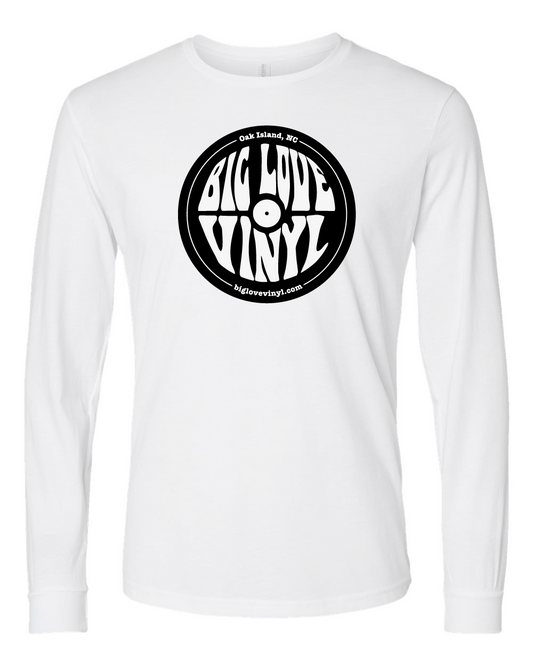 Big Love Vinyl Unisex Long Sleeve T-Shirt with B&W Logo - 6211