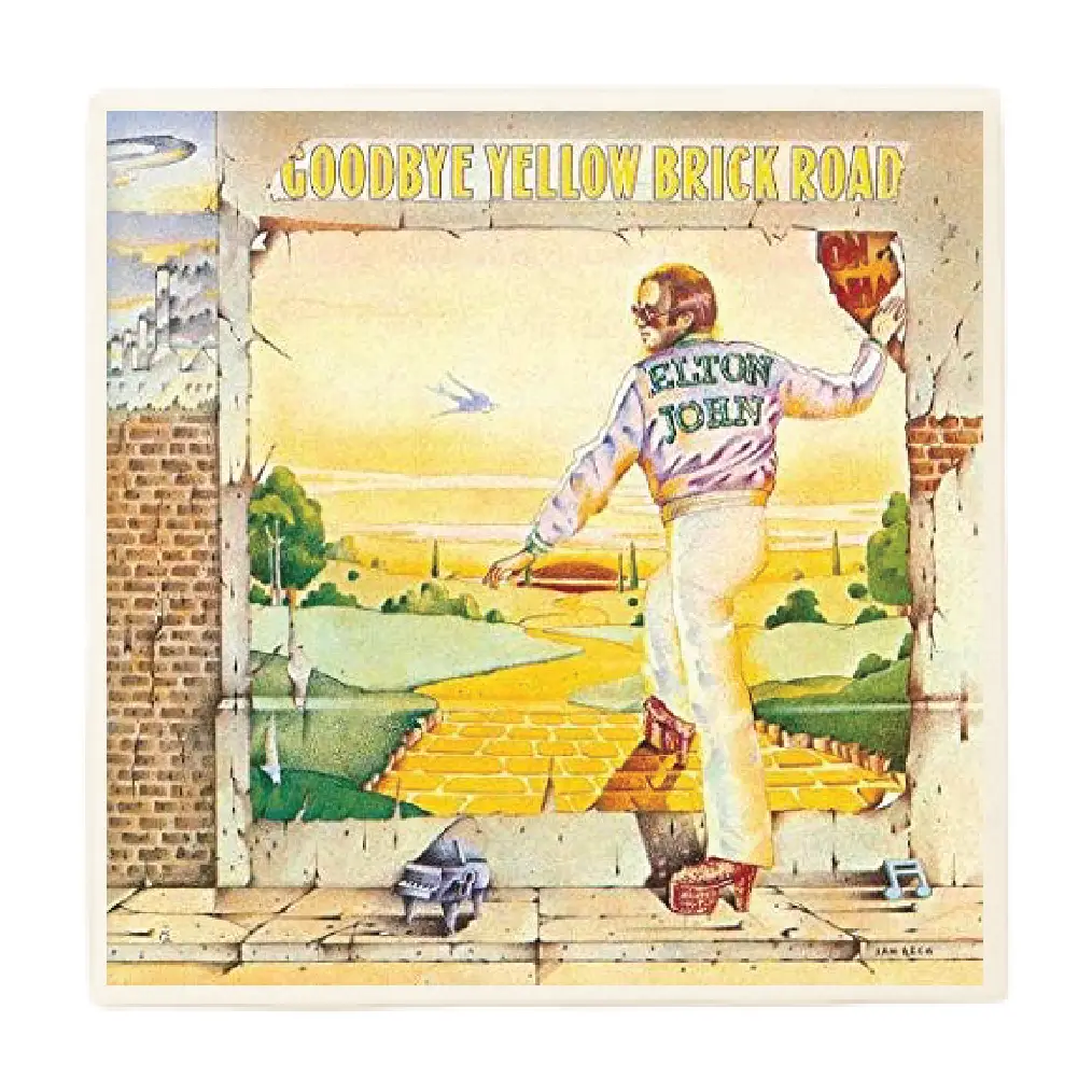 Elton John | Goodbye Yellow Brick Road | Ceramic Album Cover Coaster