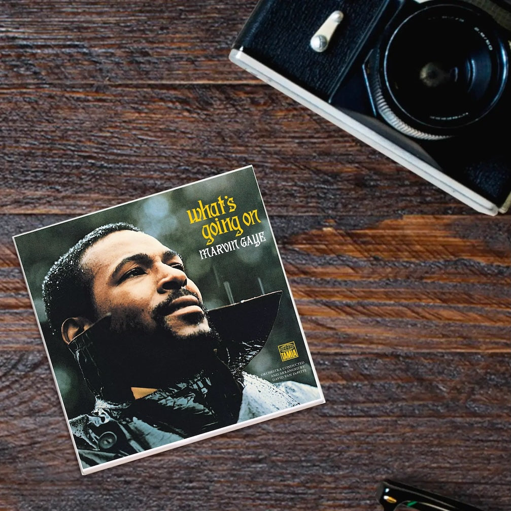 Marvin Gaye | What's Goin On | Ceramic Album Cover Coaster