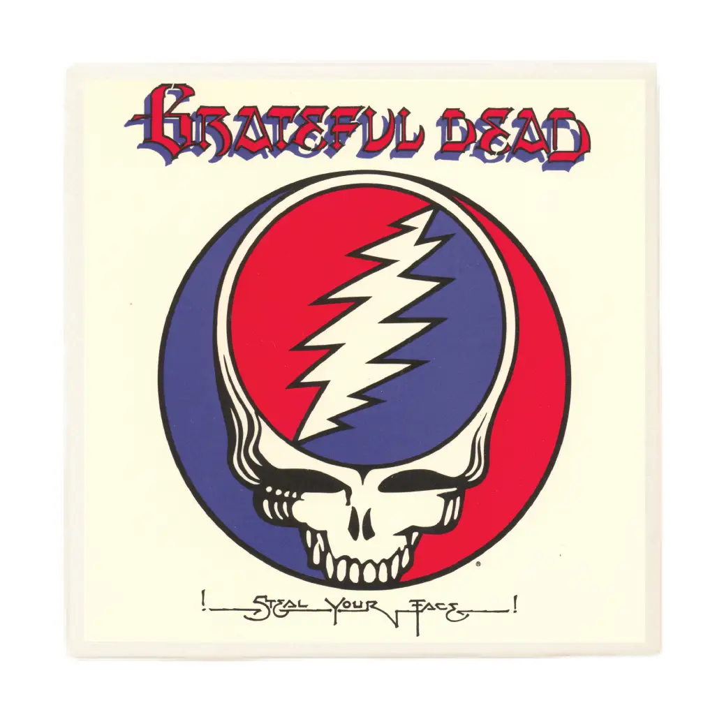 Grateful Dead | Steal Your Face | Ceramic Album Cover Coaster