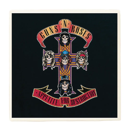 Guns N Roses | Appetite For Destruction | Ceramic Album Cover Coaster