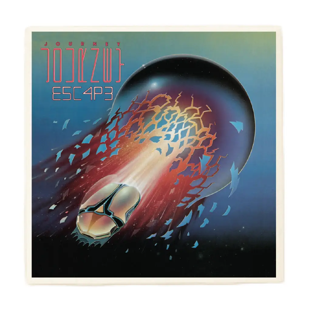 Journey | Escape | Ceramic Album Cover Coaster