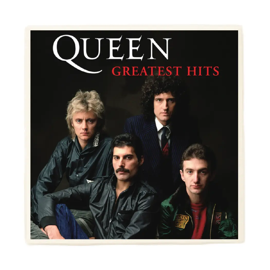 Queen | Greatest Hits | Ceramic Album Cover Coaster